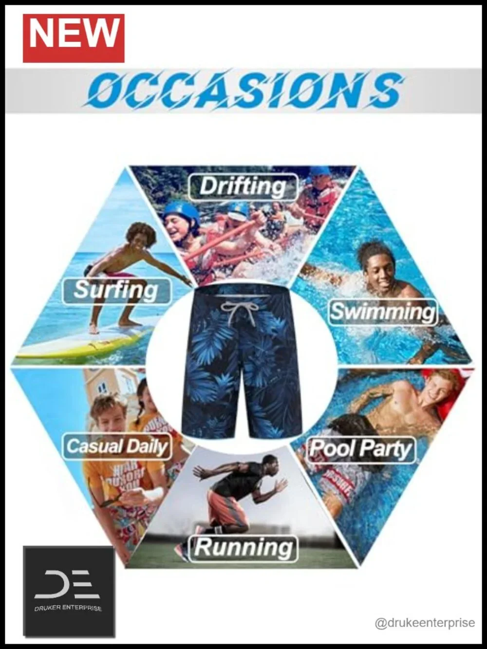 Men's Swim Trunks 9